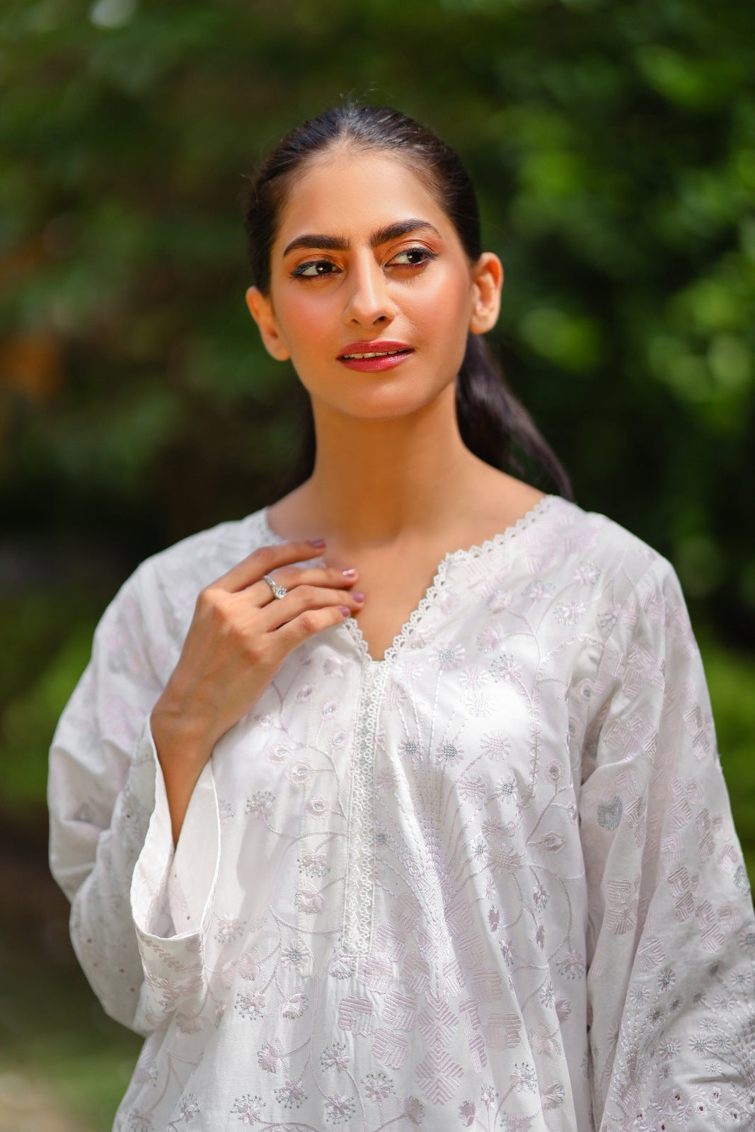 GHAZAL EMBROIDERED CHIKANKARI 3 PIECE STITCHED SUIT