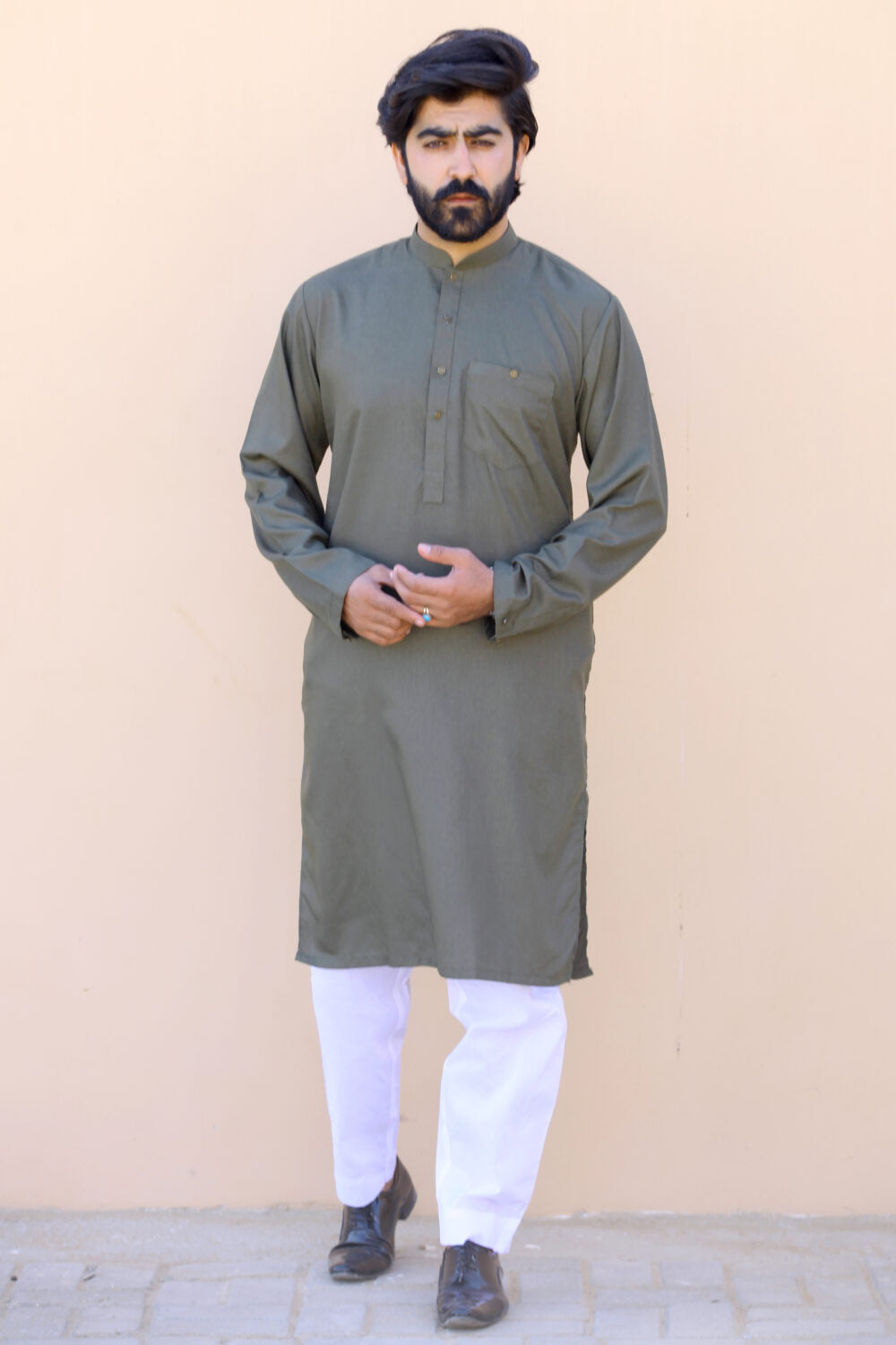 Seaweed Green Kurta