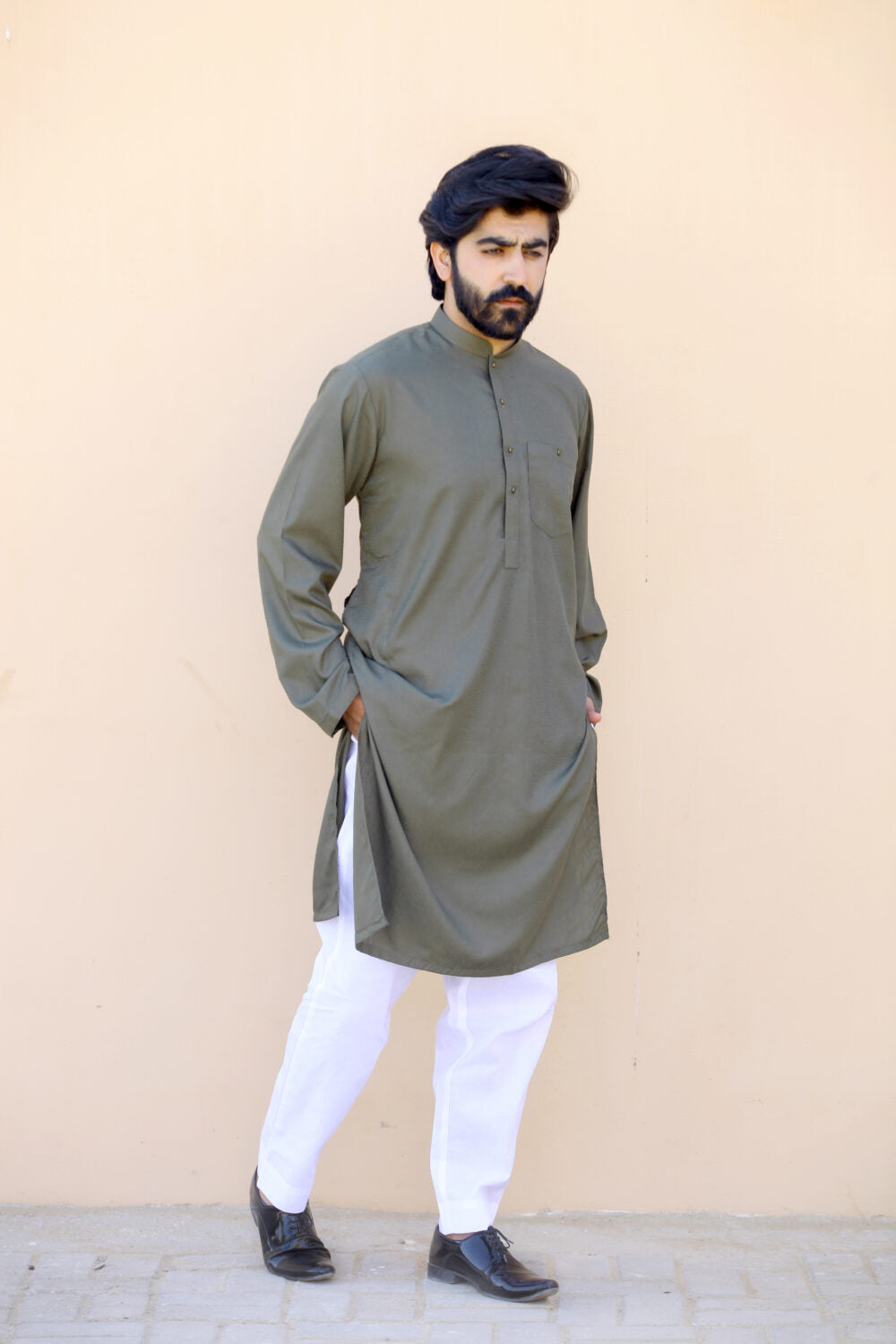 Seaweed Green Kurta