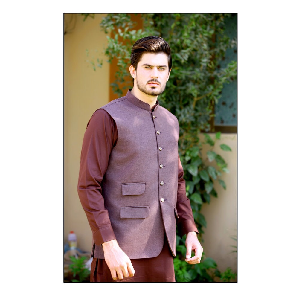 Chocolate-Brown Waist Coat