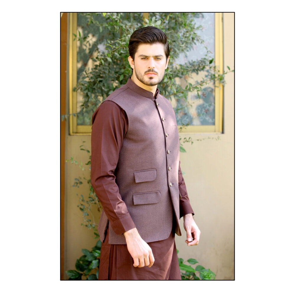 Chocolate-Brown Waist Coat