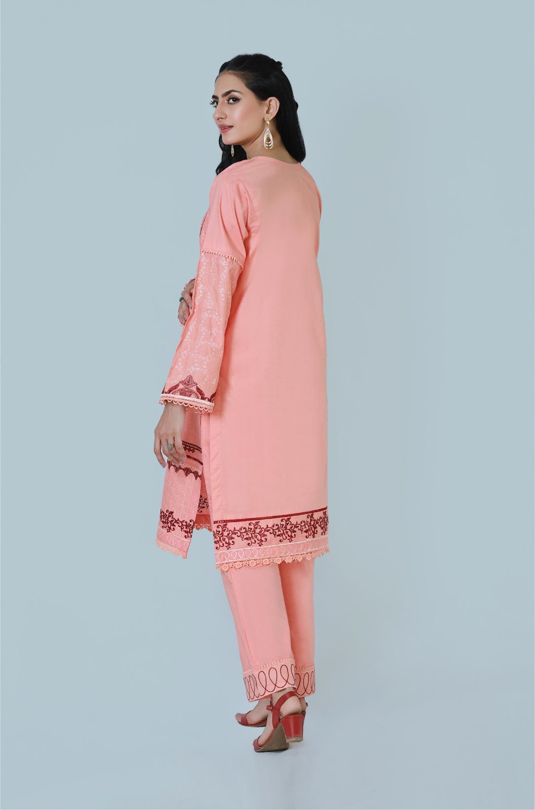 Candy Blossom 3-Piece Embroidered Suit