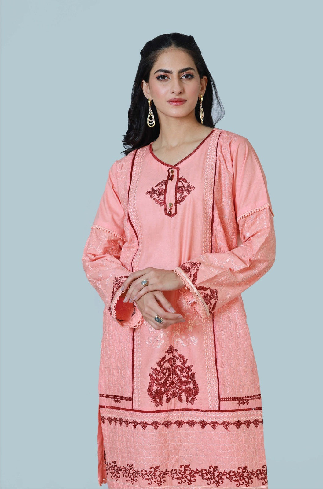 Candy Blossom 3-Piece Embroidered Suit