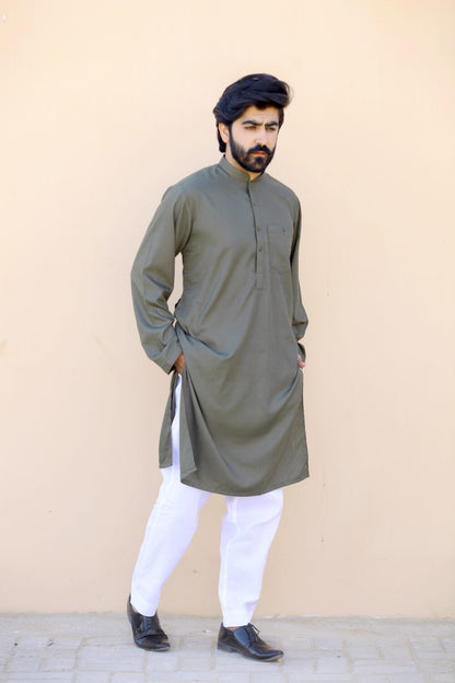 Seaweed Green Kurta