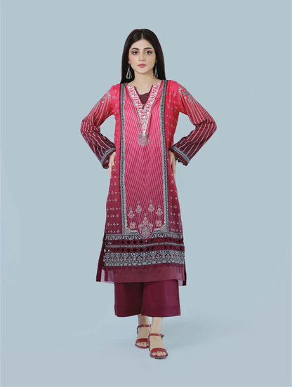 Floraid blossom 3-Piece Stitched Suit