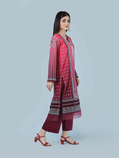 Floraid blossom 3-Piece Stitched Suit