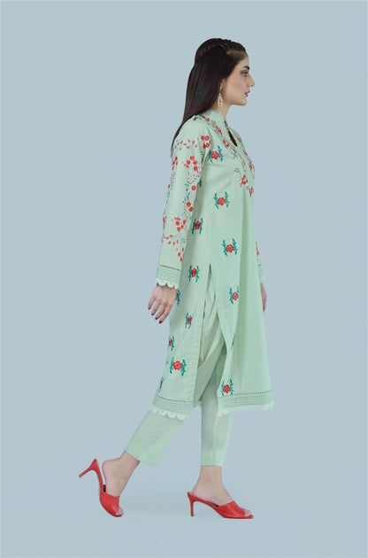 Blossom Voyage Embroidered Cambric 2 Piece